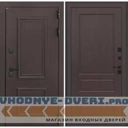 Входная дверь Полярис лайт 03 - Орех премиум