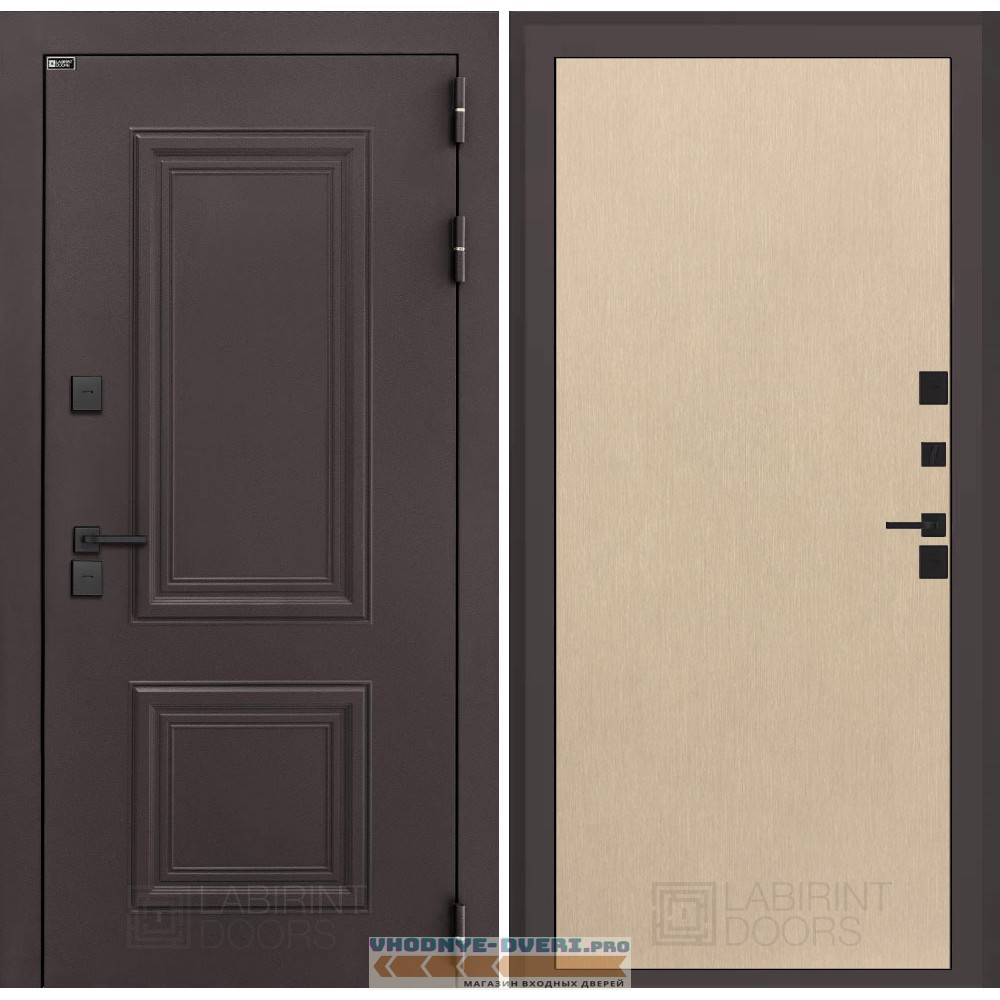 Входная дверь Полярис лайт 05 - Венге светлый