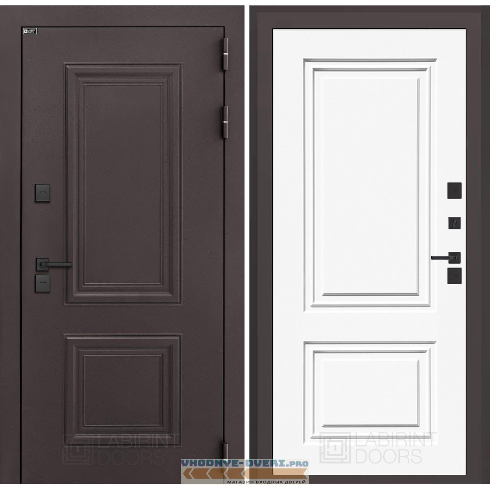 Входная дверь Полярис лайт 26 - Эмаль RAL 9003