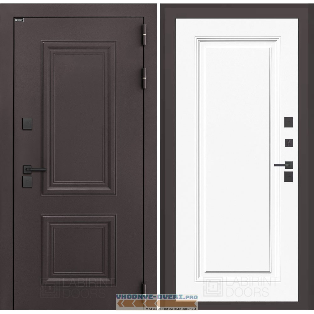 Входная дверь Полярис лайт 27 - Эмаль RAL 9003