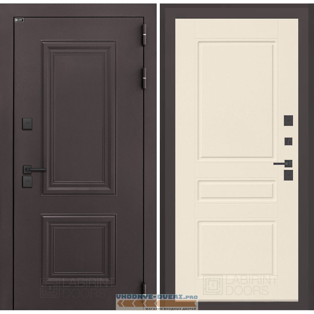 Входная дверь Полярис лайт 03 - Крем софт