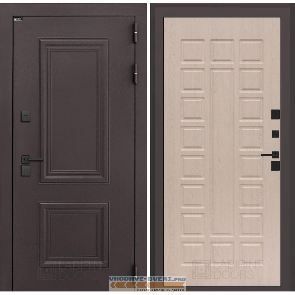 Входная дверь Полярис лайт 04 - Беленый дуб