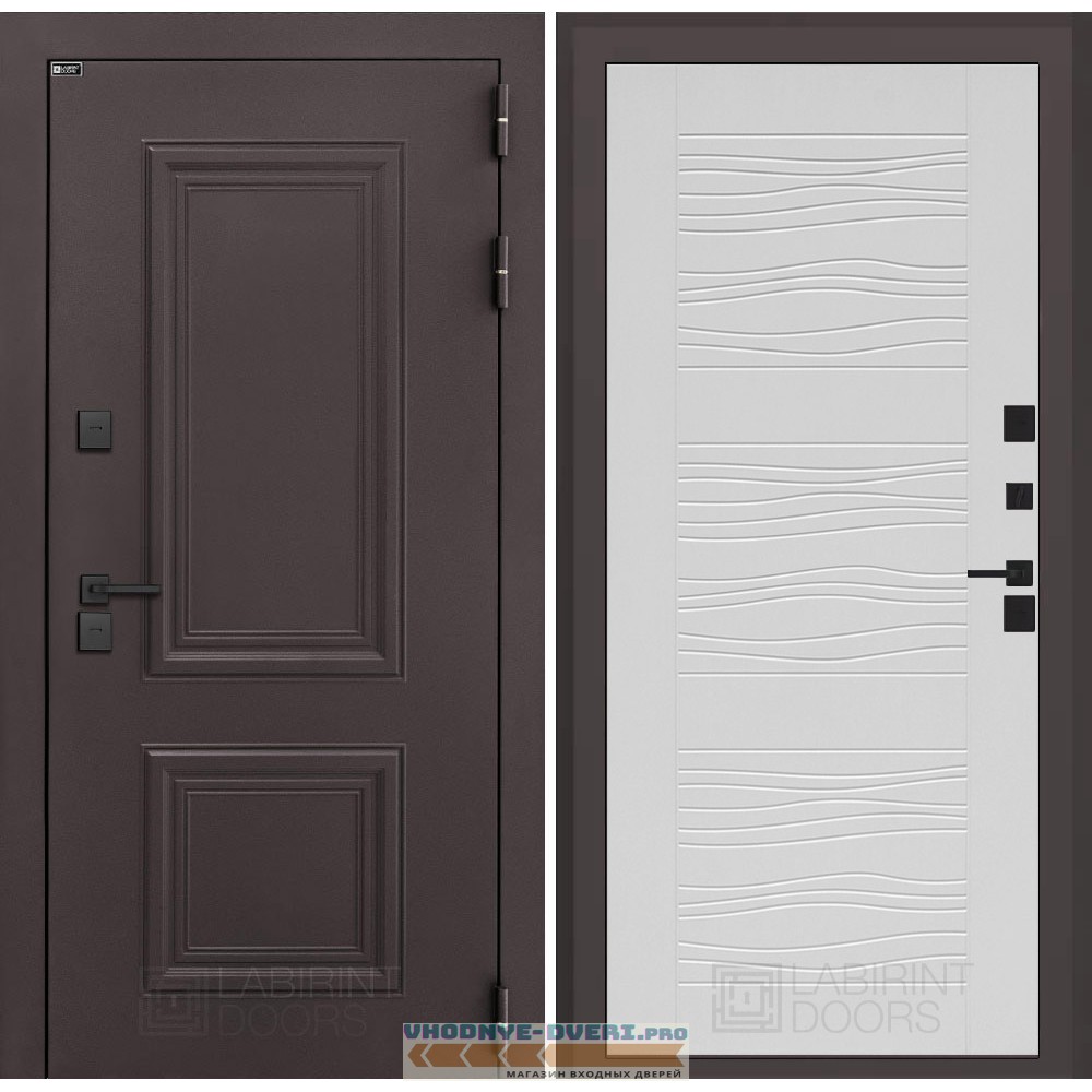 Входная дверь Полярис лайт 06 - Белое дерево