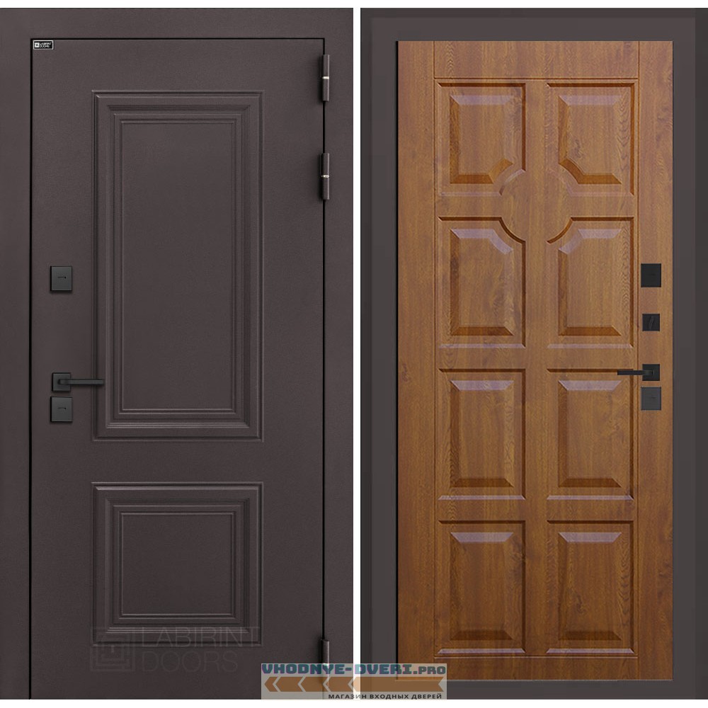 Входная дверь Полярис лайт 17 - Голден оак