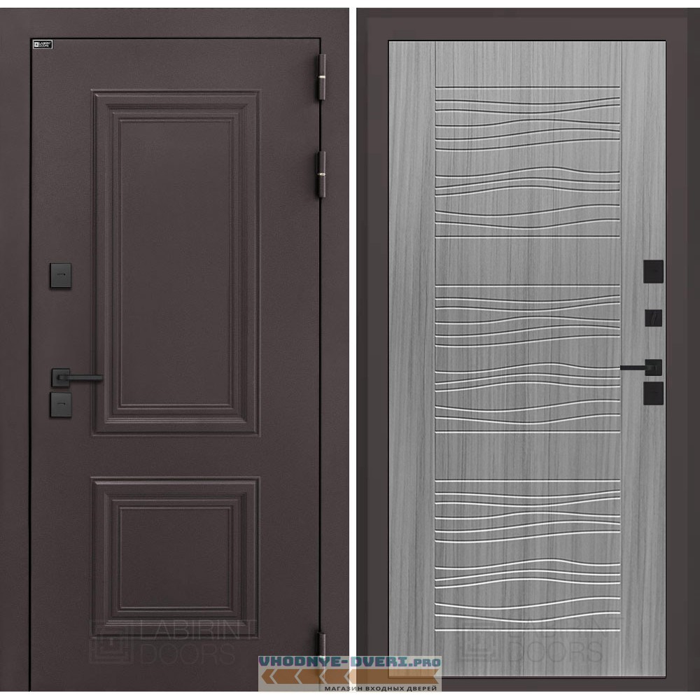 Входная дверь Полярис лайт 06 - Сандал серый