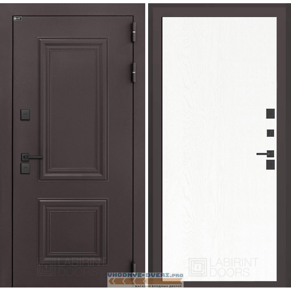 Входная дверь Полярис лайт 07 - Белое дерево