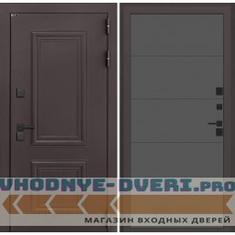 Входная дверь Полярис лайт 13 - Графит софт