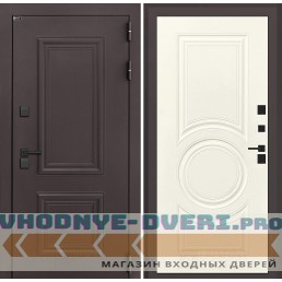 Входная дверь Полярис лайт 23 - Шампань софт