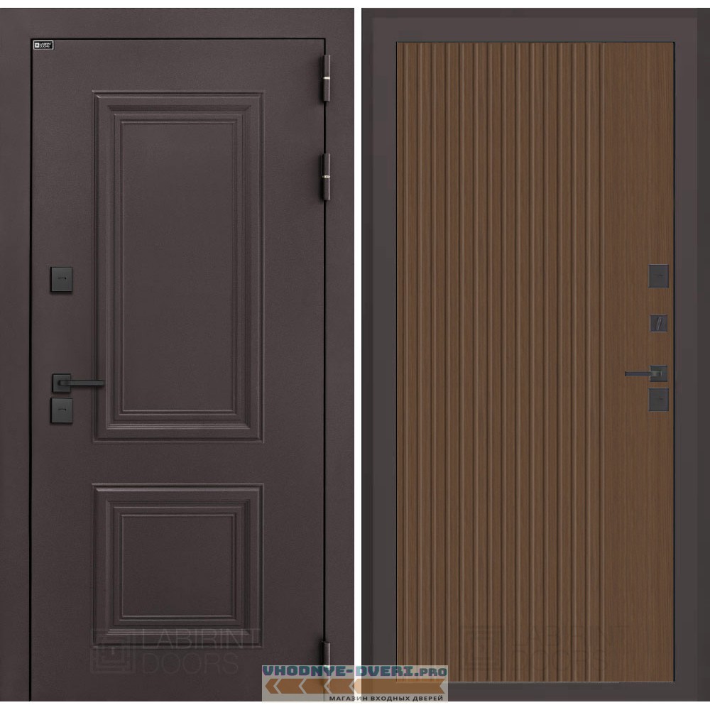 Входная дверь Полярис лайт 29 - Дуб кантри темный