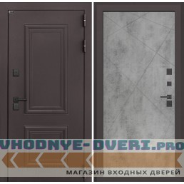 Входная дверь Полярис лайт 24 - Бетон светлый