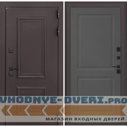 Входная дверь Полярис лайт 11 - Графит софт