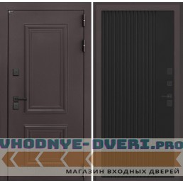 Входная дверь Полярис лайт 29 - Черный кварц