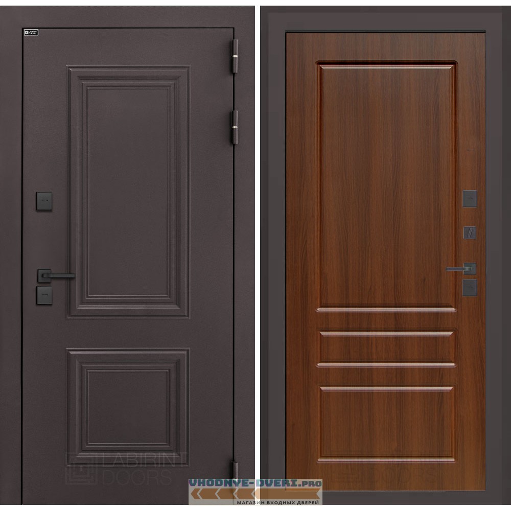 Входная дверь Полярис лайт 03 - Орех бренди