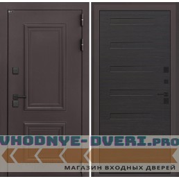 Входная дверь Полярис лайт 14 - Эковенге горизонтальный