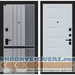 Входная дверь SKYLAB 14 - Дуб кантри белый горизонтальный