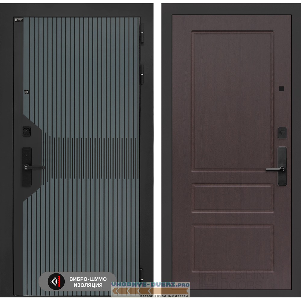 Входная дверь Смартлаб 03 - Орех премиум