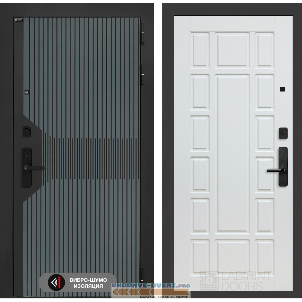 Входная дверь Смартлаб 12 - Белое дерево