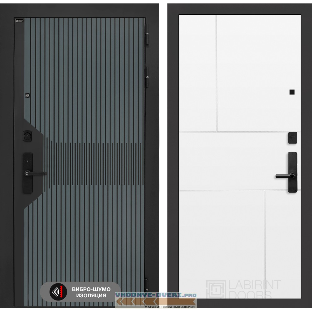 Входная дверь Смартлаб 21 - Белый софт