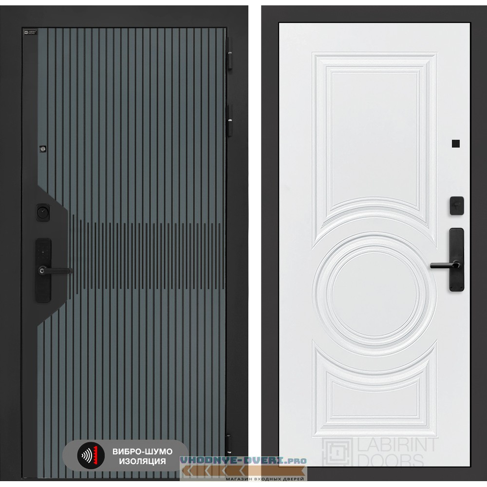 Входная дверь Смартлаб 23 - Белый софт