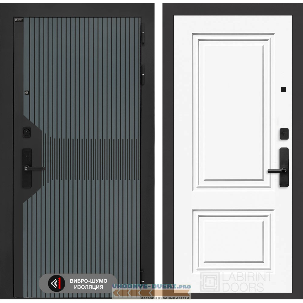 Входная дверь Смартлаб 26 - Эмаль RAL 9003
