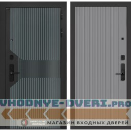 Входная дверь Смартлаб 29 - Серый рельеф софт