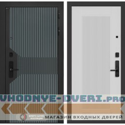 Входная дверь Смартлаб 30 - Белый рельеф софт