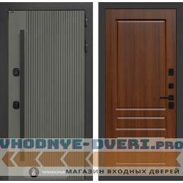 Входная дверь Лабиринт Термолаб 1 тепло 03 - Орех бренди