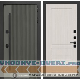 Входная дверь Лабиринт Термолаб 1 тепло 03 - Сандал белый