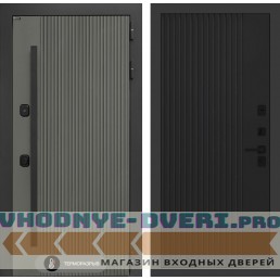 Входная дверь Лабиринт Термолаб 1 тепло 29 - Черный кварц