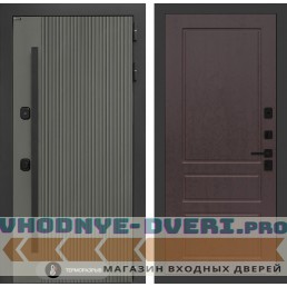 Входная дверь Лабиринт Термолаб 1 тепло 03 - Орех премиум