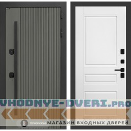 Входная дверь Лабиринт Термолаб 1 тепло 03 - Белый софт