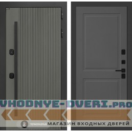 Входная дверь Лабиринт Термолаб 1 тепло 11 - Графит софт