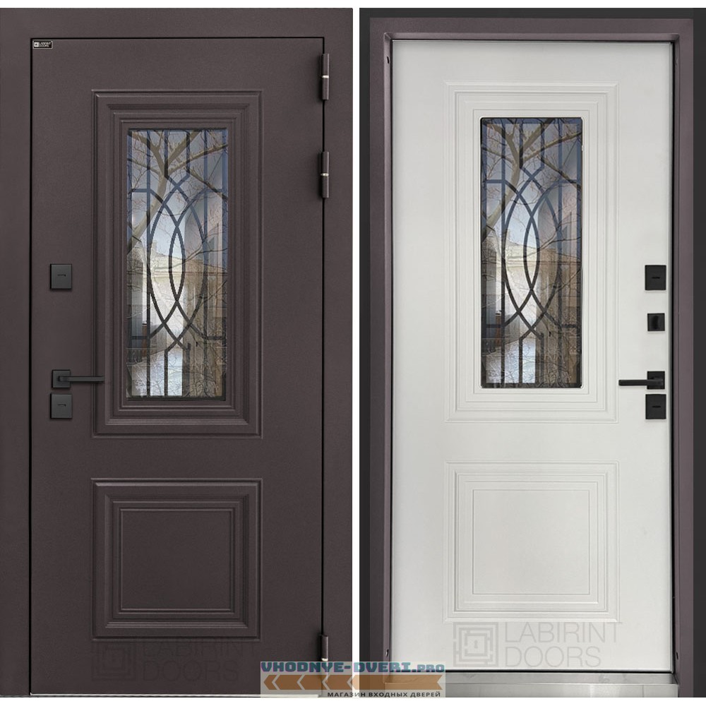 Входная дверь Сияна коричневая 8019
