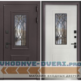 Входная дверь Сияна коричневая 8019