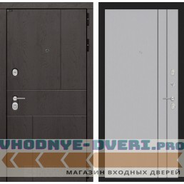 Входная дверь Лабиринт Урбан 10 - Серый рельеф софт