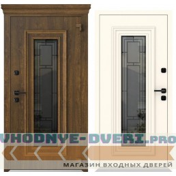 Дверь Металюкс БОСТОН - 3 К 3К AG6044 P-SU Тик темный Дверь Металюкс БОСТОН - 3 К 3К AG6044 P-SU Тик темный