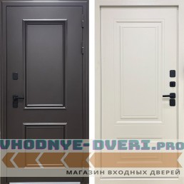 Дверь ТЕРМО ШТАНДАРТ муар коричневый RAL 8019