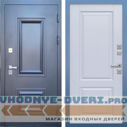 Термо Титул 2 филенки коричневая RAL 8019