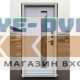 Дверь с терморазрывом входная для дома Север 2 окно эмаль 7024