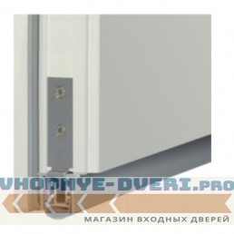 Противопожарная металлическая дверь EI 60 с автоматическим порогом