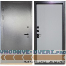 Дверь с терморазрывом входная для дома Графит 7024 серая