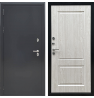  Дверь Ратибор Термоблок 3К Черное серебро/Сосна белая 