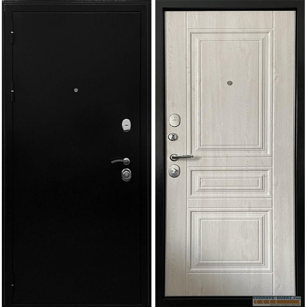  Металлическая дверь Ратибор Троя 3К Серебро/Сосна белая 