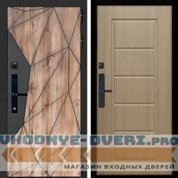 Входная дверь Inteko Авангард SMART + ФЛ-39 эко дуб