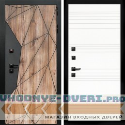 Входная дверь Inteko Авангард + Горизонт дуб кантри