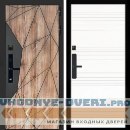 Входная дверь Inteko Авангард SMART + Горизонт дуб кантри