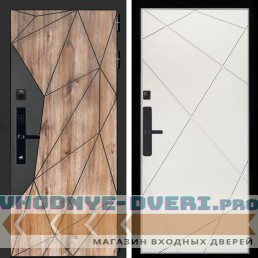 Входная дверь Inteko Авангард SMART + Лучи белый