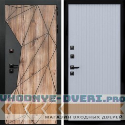 Входная дверь Inteko Авангард + Вертикаль Силк маус