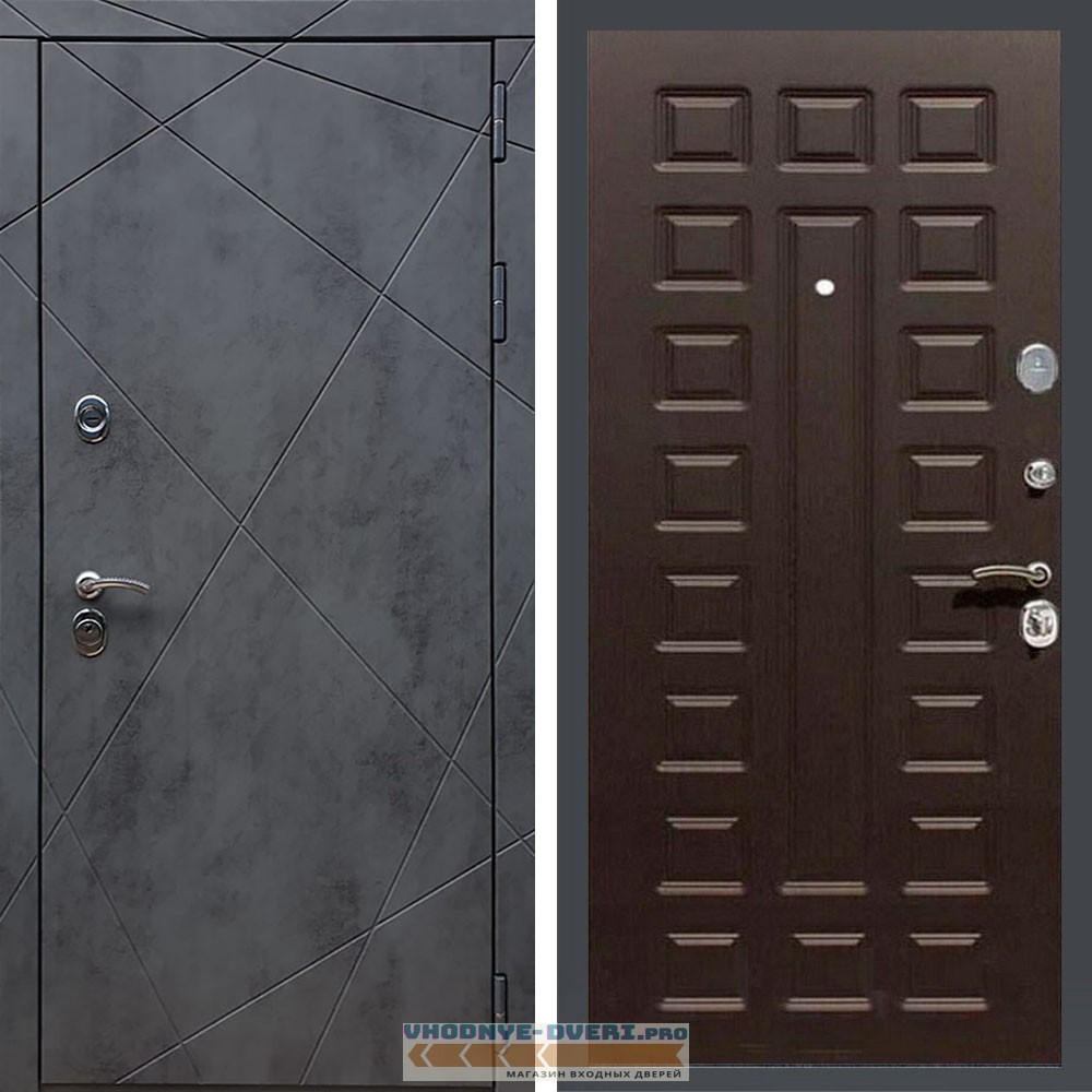 Дверь REX (Рекс) 13 Бетон ФЛ-183 венге