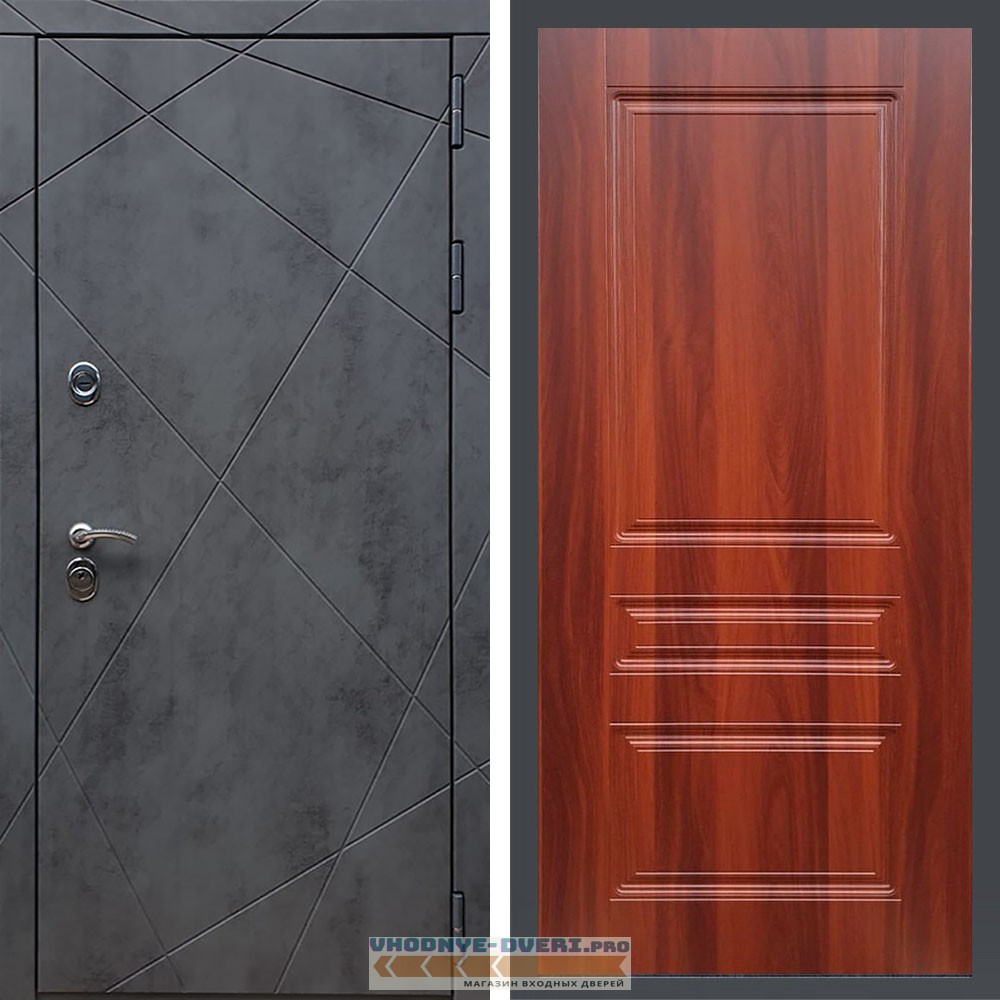 Дверь REX (Рекс) 13 Бетон ФЛ-243 итальянский орех